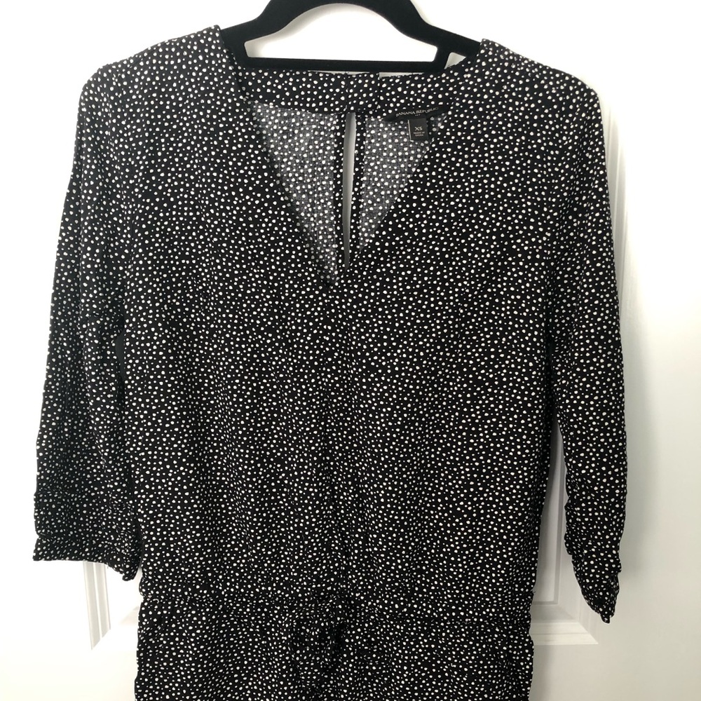 Banana Republic polka dot romper